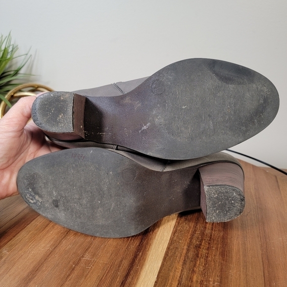 Sugar Ebba Vegan Leather Gray ankle boots Size 10 - Picture 11 of 17